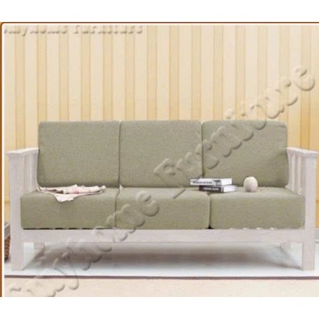 Slatted White : Ghế Sofa Băng Gỗ Sồi Kèm Nệm
